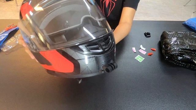 Helmet Chin Mount for HJC CS-15 | Tutorial & Unpacking смотреть онлайн