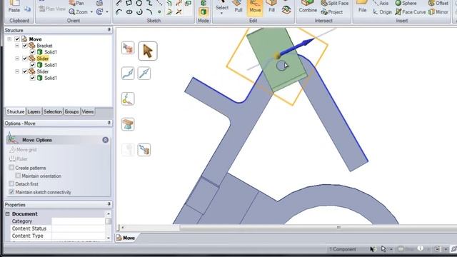 【進階課程12】ANSYS SpaceClaim移動元件和軌跡 смотреть онлайн
