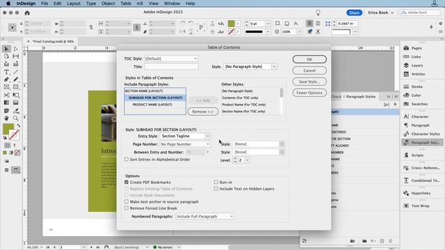 How to Create a Table of Contents for HTML & Flipbooks from InDesign смотреть онлайн