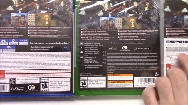 Attack on Titan 2 (PS4/Xbox One/Switch) Unboxing !! смотреть онлайн