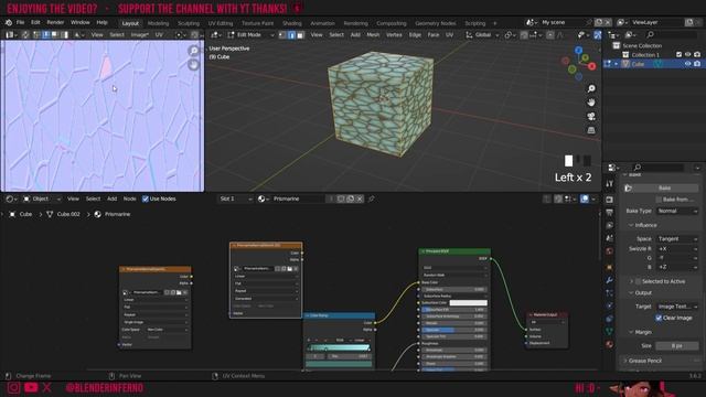 IMPROVE RENDER TIMES!! BAKE Procedural Materials into NORMAL MAPS!! | Blender Texture Baking смотреть онлайн