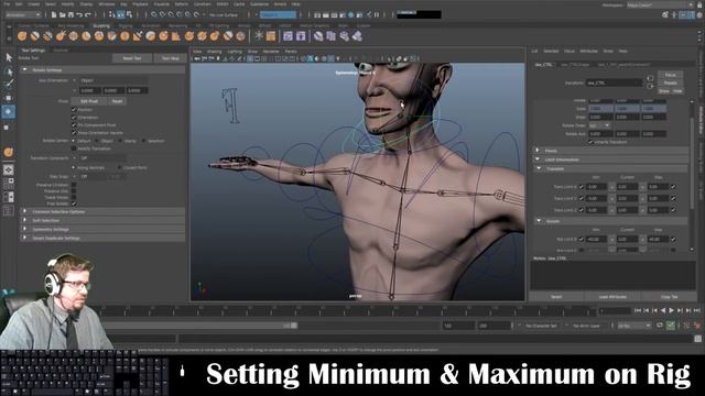 Autodesk Maya 2019: Setting Min and Max and Creating Layers смотреть онлайн