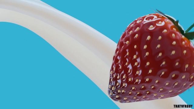 Houdini, 3ds Max & After Effects | Strawberry Milk Splash смотреть онлайн
