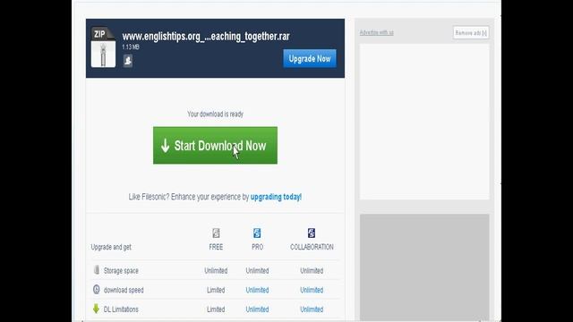 Englishtips.org - HOW to download from FILESONIC.COM смотреть онлайн