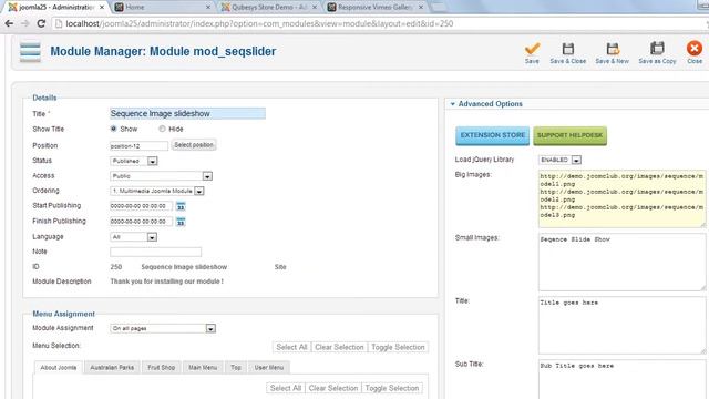 Sequence Image Slider Joomla Module смотреть онлайн