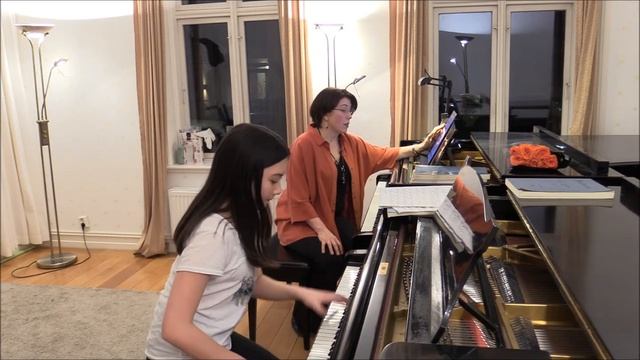 Marina Pliassova. Master class with Emma Martine Lam Olsen, 14 y.o. смотреть онлайн
