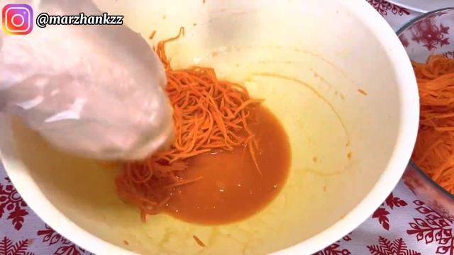 Сәбіз САЛАТ ЖАСАУ. Ауыз ашарга салаттар. МОРКОВЬ ПО КОРЕЙСКИ! смотреть онлайн