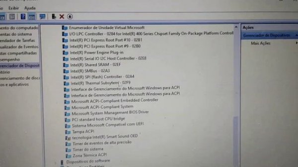 Problema Driver Intel Smart Sound Technology solução.