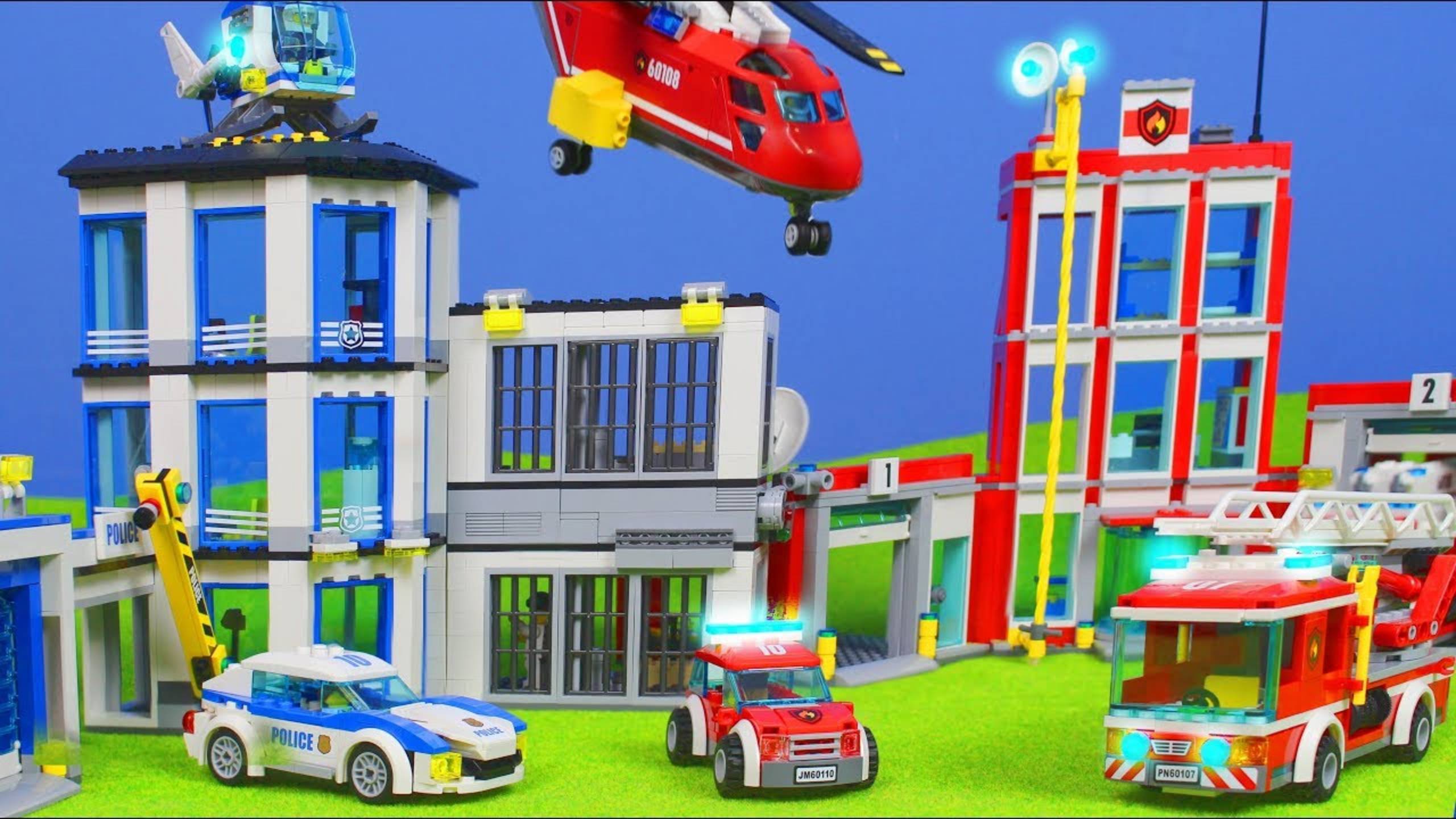 Для детей LEGO Полиция и пожарная часть смотреть онлайн