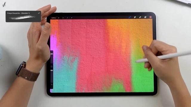 Gouache Blender - Realistic Gouache Brush set by Freya.art смотреть онлайн