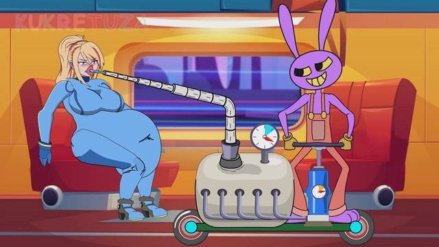 WAIT TIFA!! WAIT SAMUS!! WAIT TIFA!! THEY'RE NOT FOOD!!! 💔 ( Metroid Buffet )