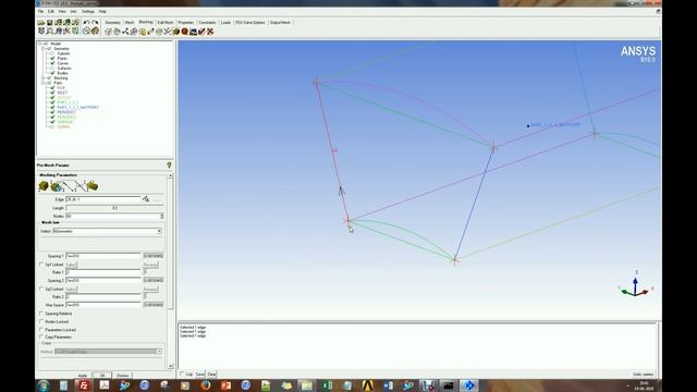 Hexa mesh generation of periodic sector | Ansys - ICEM-CFD смотреть онлайн