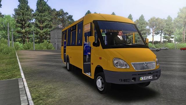 ГАЗель Рута 25 Driving | OMSI 2 Gameplay [Steering Wheel]