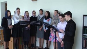 Благословен еси Господи // тропари по непорочных (воскресные) //знаменый распев//спевка//детский хор