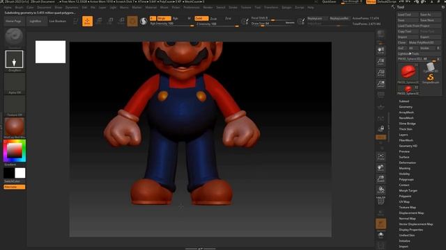 Открытие проекта в ZBrush смотреть онлайн