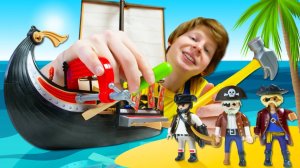 Чиним Пиратский корабль. Косатка охраняет бассейн - видео для мальчиков