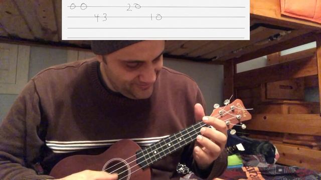 Ukulele - Godfather love theme (with tabs) смотреть онлайн
