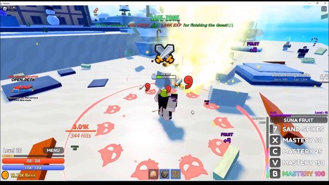 Roblox One Fruit Script (AutoFarming Fruit Mastery) #roblox #robloxscript #robloxshorts