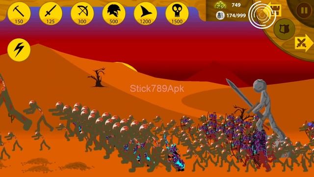 CONQUER BIG ARMY MEGA VAMP ZOMBIE BOSS MAX LEVEL 9999 | Stick War Legacy Mod | Stick789Apk
