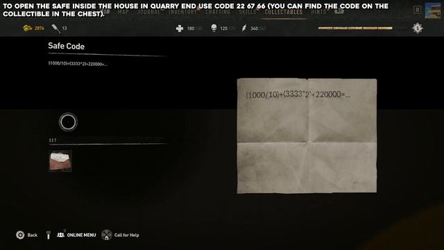 Dying Light 2 Quarry End Safe Code How To Open The Safe смотреть онлайн