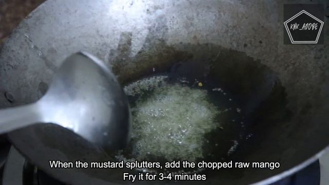 CUT MANGO PICKLE I INSTANT PICKLE I SIMPLE PICKLE