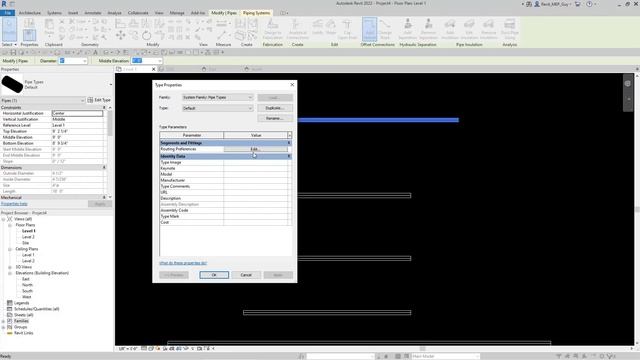 Draw Pipe and Set Routing Preferences for BEGINNERS in Revit MEP смотреть онлайн