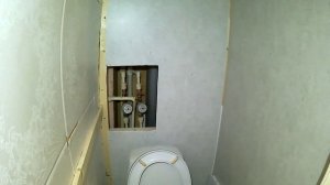 Один из вариантов отделки туалета