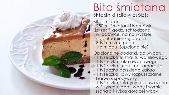 Bita śmietana 🍨 jak ubić śmietanę i jej nie zwarzyć | Dorota Kaminska смотреть онлайн