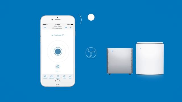 Blueair Friend app, Blueair Aware and the Sense+ air purifier. Clean Air Intelligence from Blueair. смотреть онлайн