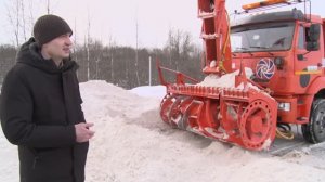 Обзор новой снегоуборочной техники КАМАЗ для Санкт-Петербурга