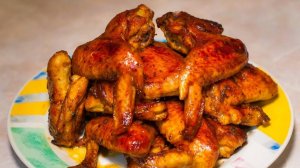 Куриные крылышки, запеченные в медовом маринаде