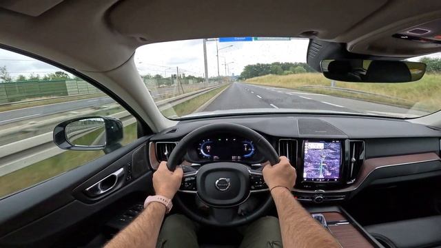 NEW Volvo XC60 🇸🇪 | 2.0 T6 Plug-in Hybrid 350 hp | POV Test Drive смотреть онлайн
