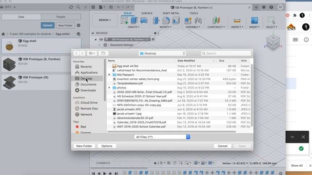 Insert an Egg into Fusion 360 смотреть онлайн