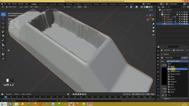 isolated displacement in Blender смотреть онлайн