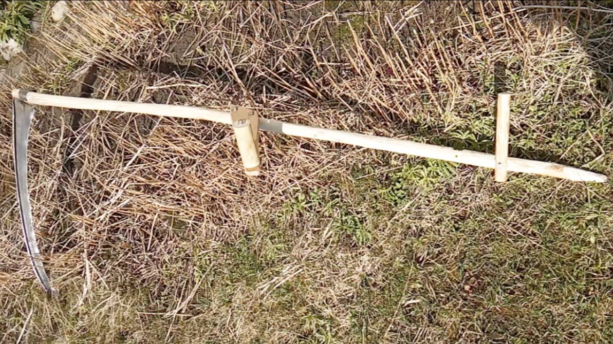 Ручная коса литовка. Тест на прочность советского лезвия