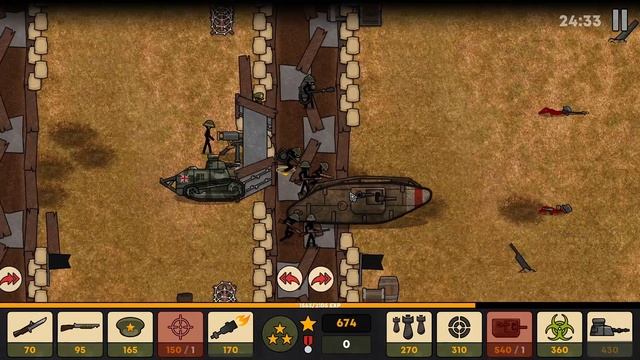 Stickman Trenches - Бесконечная Война Стикменов!