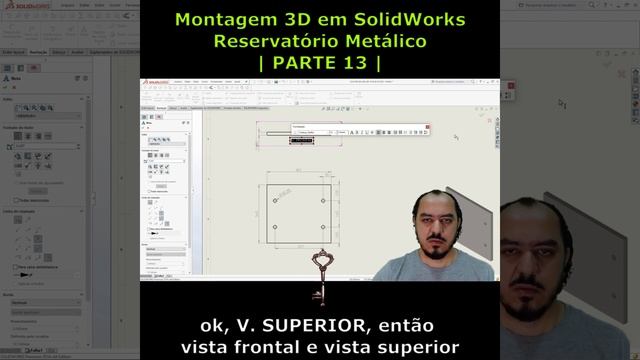 P13 #shorts - Projetos na prática | peças | montagem 3D | SolidWorks Reservatório Metálico смотреть онлайн