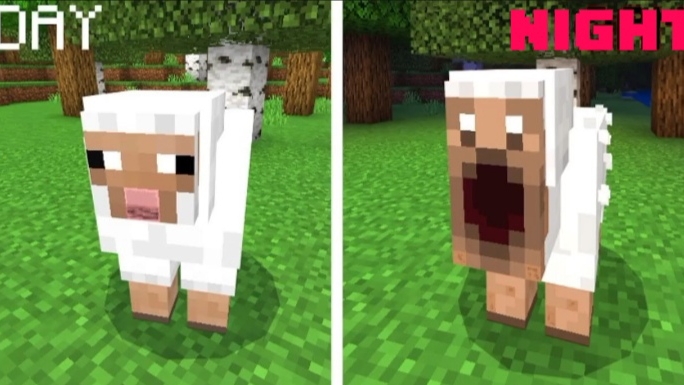 НОЧЬЮ МОБЫ СТАНОВЯТСЯ СТРАШНЕЕ!!! Обзор на мод Scary Mobs