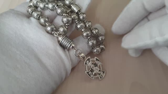 Четки из серебра православные 05/30