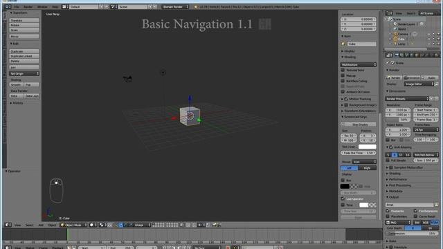 Tangent Animation - Blender Tutorial - Basic Navigation 1.1 смотреть онлайн