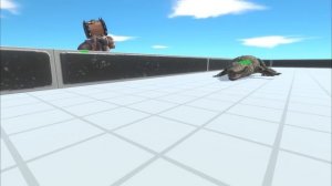 ESCAPE FROM ALIEN BRACHIOSAURUS #4 - Animal Revolt Battle Simulator