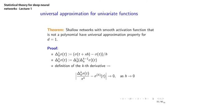 Johannes Schmidt-Hieber: Statistical theory for deep neural networks - lecture 1 смотреть онлайн