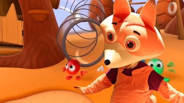 Цветняшки - аниматор Лисёнок