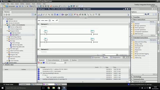 Program using Set-Reset in TIA portal ǀǀ TIA programming смотреть онлайн