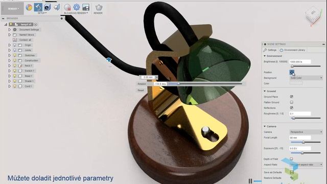 Autodesk Fusion 360 - in-canvas render смотреть онлайн