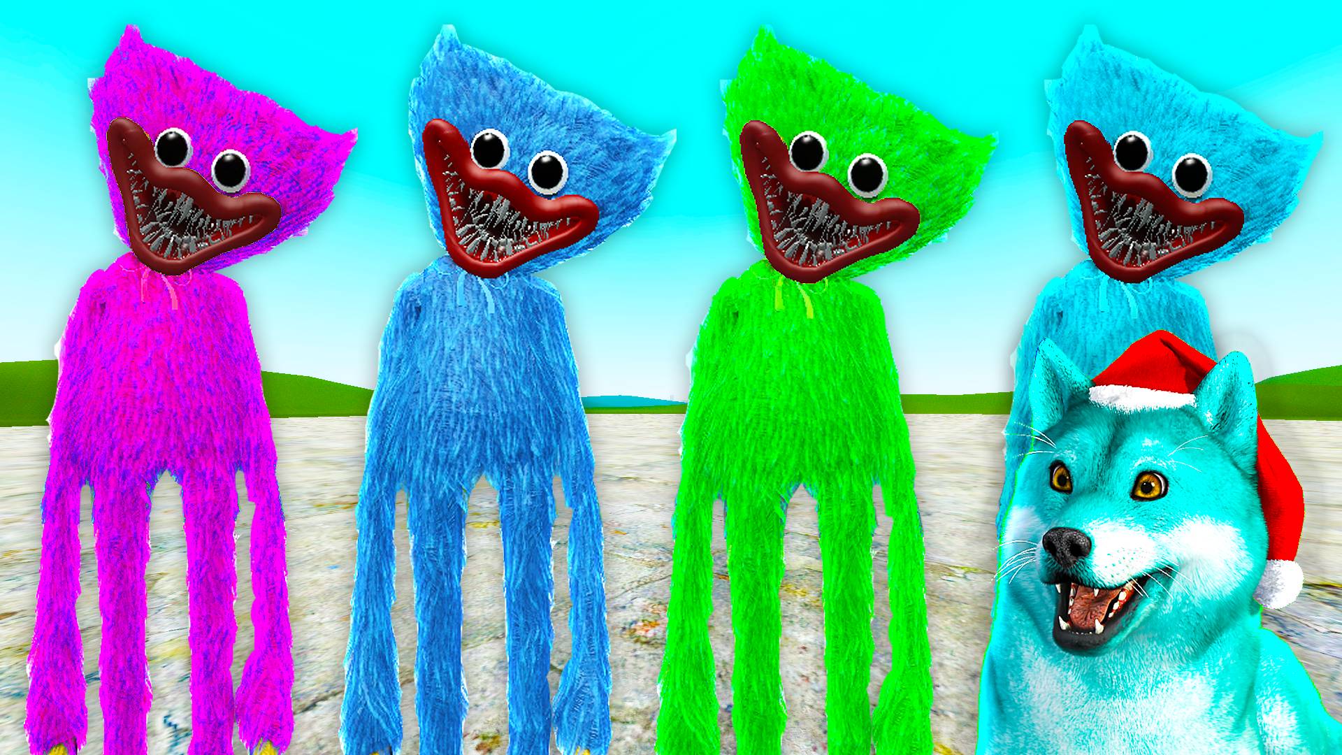 Нашел радужных хагги вагги в гаррис мод! Garry's Mod смотреть онлайн