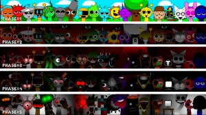 SPRUNKI - СПРУНКИ все вместе от Фазы 1 до Фаза 5