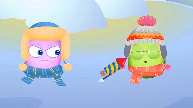 Op & Bob How to behave in the fireworks | Animated Cartoons Characters | Animated Short Films смотреть онлайн