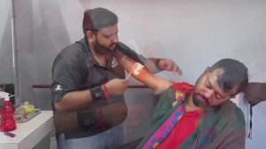 Техника от Shamboo Barber Asmr Массаж головы в индийском парикмахерском салоне