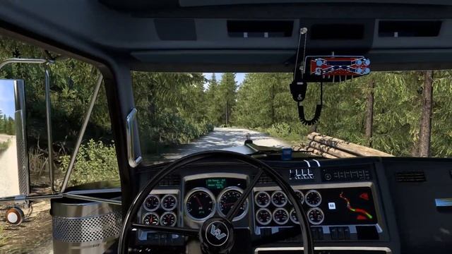ATS #mod - Kenworth W 900 -🚧 Oversize Load 🚧- downhill Montana - ⚠️DANGEROUS ROAD⚠️ Loud jailbreak! смотреть онлайн